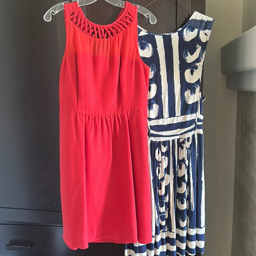 Maeve- Anthropologie summer dresses, both with pockets!